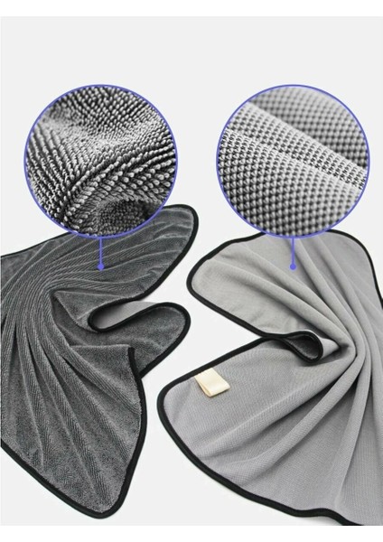 Çift Yüzeyli Profesyonel Microfiber Havlu - Süper Emici Temizlik Bezi 40 x 60 cm 721679