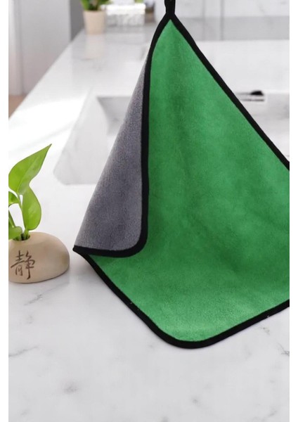 Çift Yüzeyli Profesyonel Microfiber Havlu - Süper Emici Temizlik Bezi 40 x 30 cm 721681