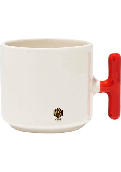 ,Tasarım Havalı Köpek Kupa Bardak ,Kırmızı T Kulp Mug, Özel Seramik Bardak , Kişiselleştirilmiş Hediye