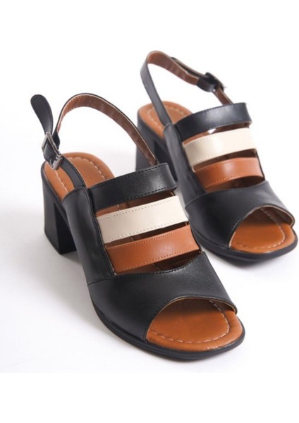 FRZN-2892 Kadın 7 cm Topuklu Yazlık Ayakkabı fırsatları