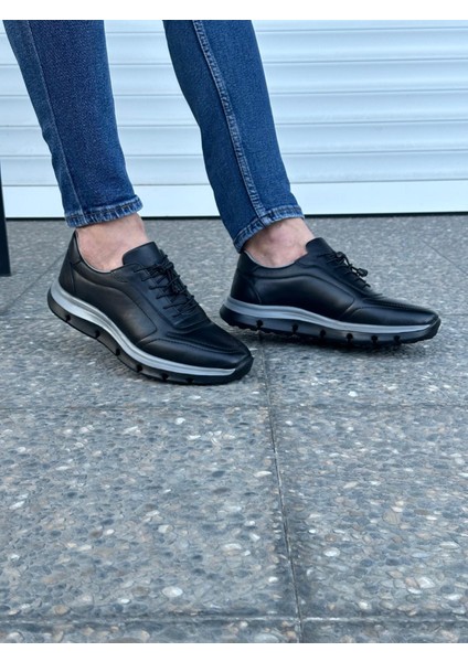 Lisans %100 Hakiki Deri Tam Ortopedik Erkek Yazlık Rahat Günlük Spor & Yürüyüş Ayakkabı 40-44