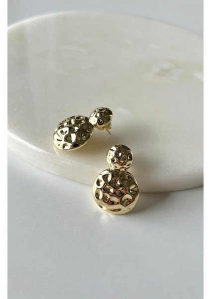 Dövme Model Xuping Marka Altın Kaplama Çelik Gold Küpe