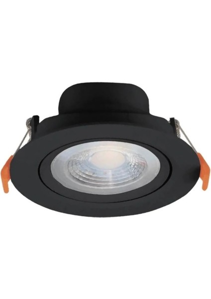 10 Adet 5W Smd LED Siyah Kasa Beyaz Işık YC-400B (7cm Kesim Çapı)