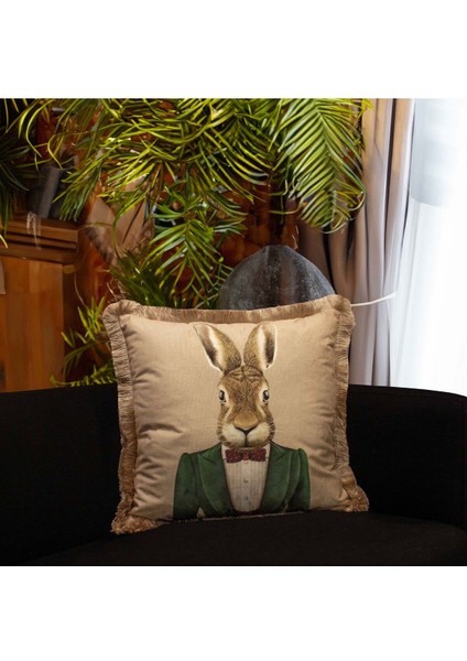 Mr. Rabbit Kadife Yastık/kırlent (Dolgu Boncuk Elyaf Uluslararası Yıkama ve Solmama Sertifikası) modelleri