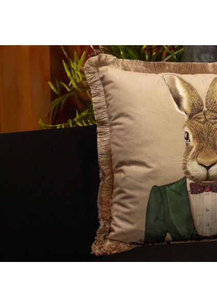 Mr. Rabbit Kadife Yastık/kırlent (Dolgu Boncuk Elyaf Uluslararası Yıkama ve Solmama Sertifikası) fırsatları