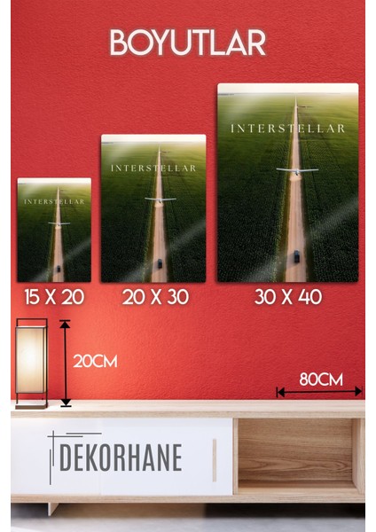 Metal Baskı - Interstellar, Parlak Canlı Dekoratif Tablo indirimleri