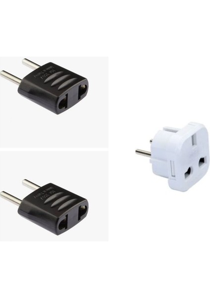 Amerikan Dönüştürücü Fiş 2 Adet + Ingiliz Dönüştürücü Fiş Adet
