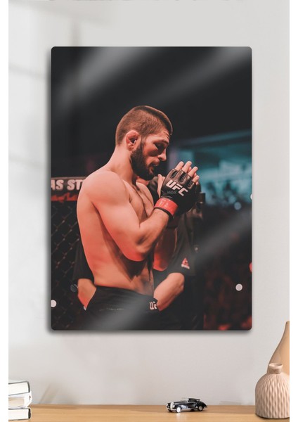 Metal Baskı - Khabib Nurmagomedov, Ufc, Parlak Tablo