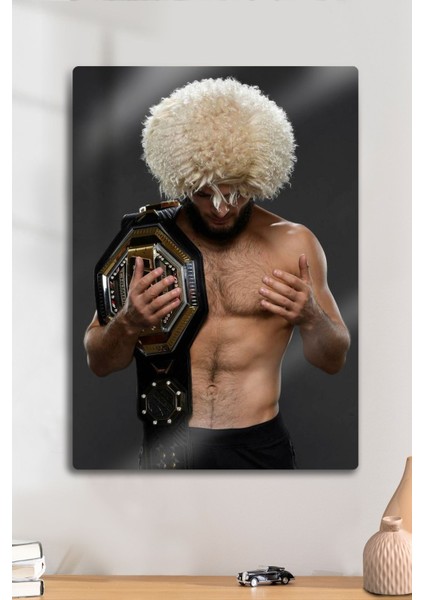Metal Baskı - Khabib Nurmagomedov, Ufc, Parlak Tablo