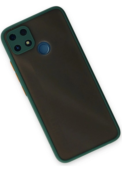 Realme C25 Kılıf Montreal Silikon Kapak - Yeşil Nrmsa