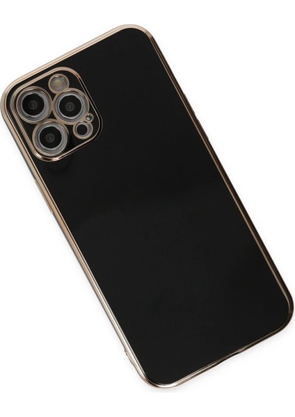 Iphone 12 Pro Max Kılıf Volet Silikon - Siyah Nrmsa