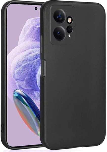 Xiaomi Redmi Note 12 4g Kılıf First Silikon - Siyah Nrmsa