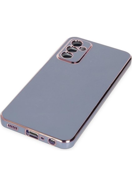 Samsung Galaxy A04S Kılıf Volet Silikon - Mavi Nrmsa