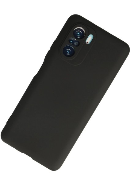 Xiaomi Poco F3 Kılıf First Silikon - Siyah Nrmsa