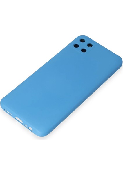 Realme C11 Kılıf Nano Içi Kadife Silikon - Mavi Nrmsa