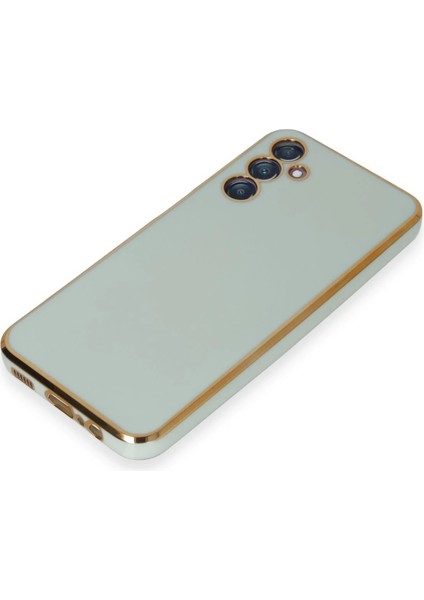 Samsung Galaxy M14 5g Kılıf Volet Silikon - Açık Yeşil Nrmsa