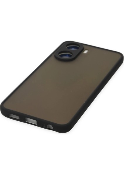 Vivo Y16 Kılıf Montreal Silikon Kapak - Siyah Nrmsa
