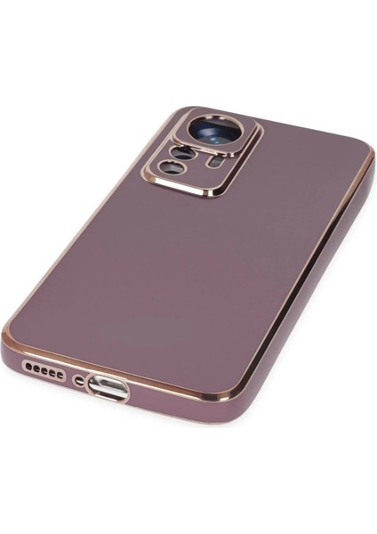 Xiaomi Mi 12T Pro Kılıf Volet Silikon - Mor Nrmsa