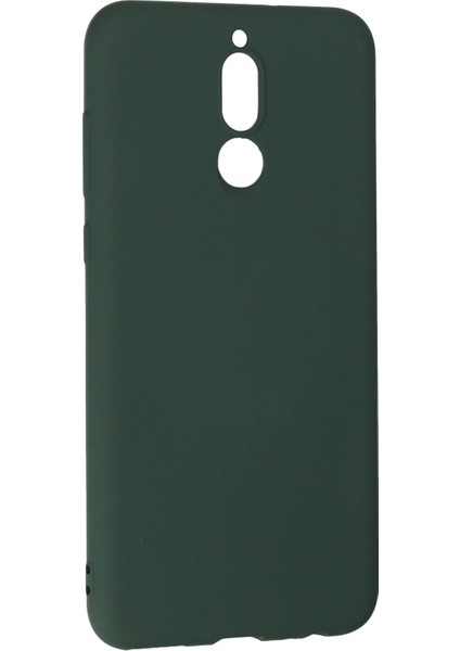 Huawei Mate 10 Lite Kılıf Nano Içi Kadife Silikon - Koyu Yeşil Nrmsa