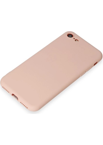 Apple iPhone 7 Kılıf First Silikon - Pudra Nrmsa