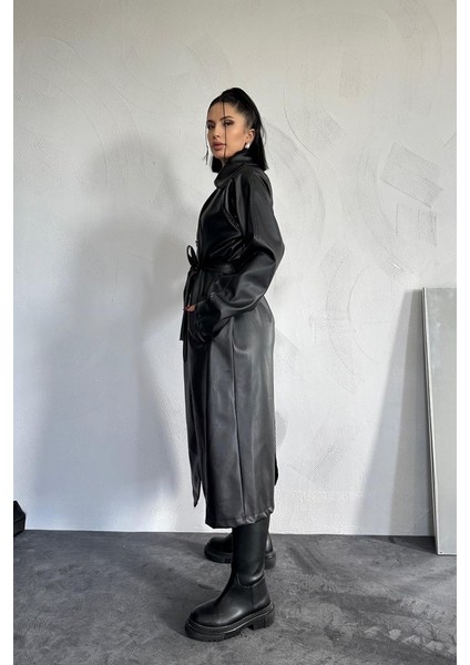 Haki Reglan Kol Trençkot