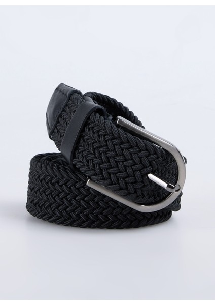 Erkek Kemer Fbk 001 Lst Örgü Siyah