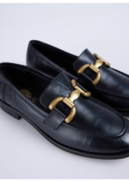 Deri Siyah Kadın Loafer D-Rena indirimleri