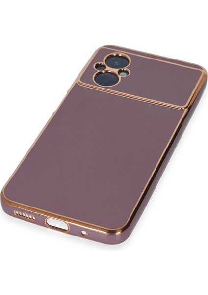 Xiaomi Poco M5 Kılıf Volet Silikon - Mor Nrmsa