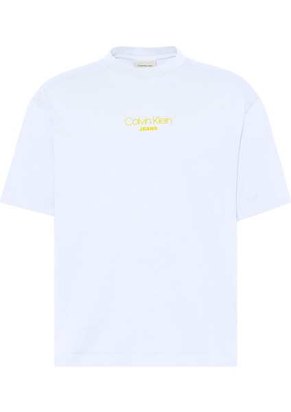 Beyaz Erkek T-Shirt LV04RB824GYAA Ss Acıd Wash 20S Cn