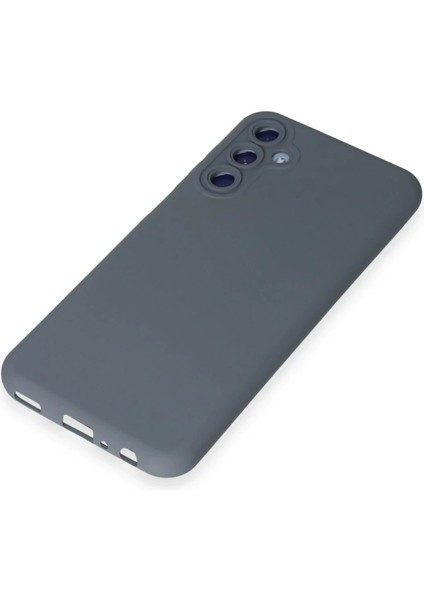 Samsung Galaxy M34 5g Kılıf Nano Içi Kadife Silikon - Gri Nrmsa