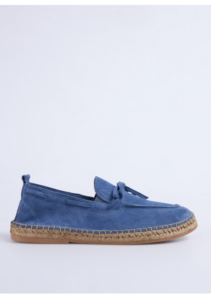 Süet Indigo Erkek Espadril Raptor