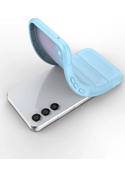 Samsung Galaxy M34 5g Kılıf Optimum Silikon - Sky Blue Nrmsa