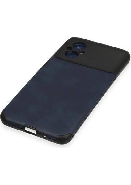 Xiaomi Poco M5 Kılıf Loop Deri Silikon - Lacivert Nrmsa