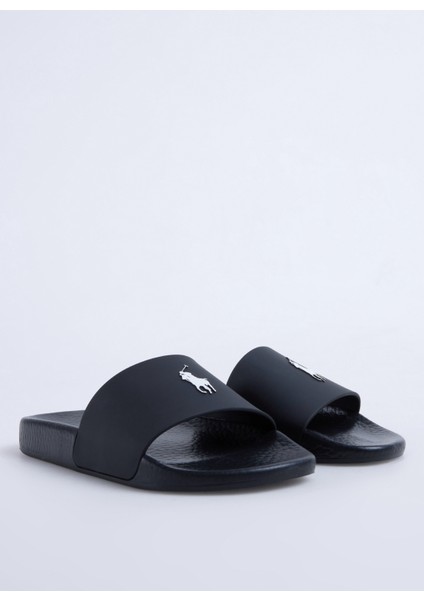 Siyah Kadın Plaj Terliği Polo Slıde fiyatları