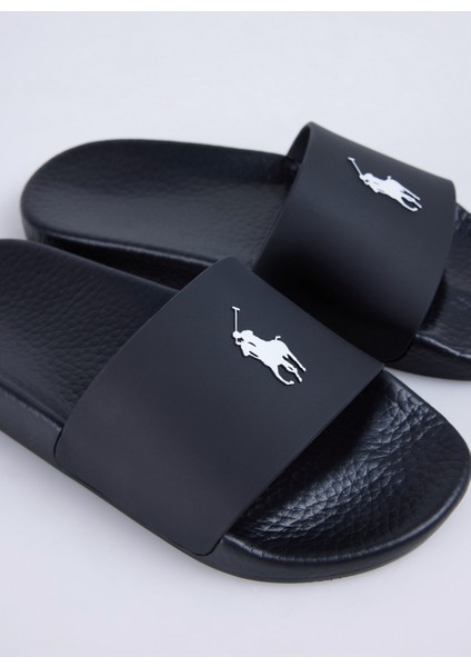 Siyah Kadın Plaj Terliği Polo Slıde indirimleri