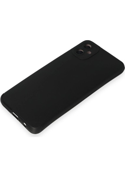 Samsung Galaxy A05 Kılıf Loop Deri Silikon - Siyah Nrmsa