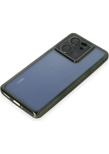 Xiaomi Mi 13T Kılıf Razer Lensli Silikon - Yeşil Nrmsa
