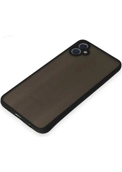 Samsung Galaxy A05 Kılıf Montreal Silikon Kapak - Siyah Nrmsa