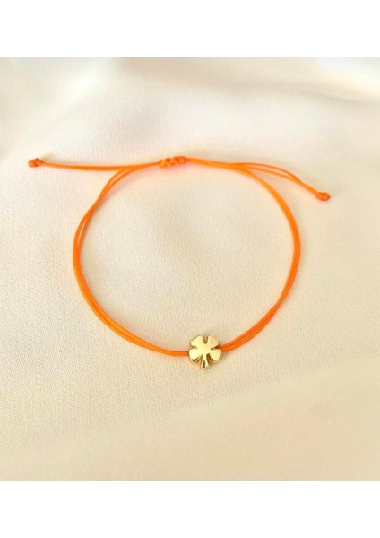 Turuncu Yonca Bileklik