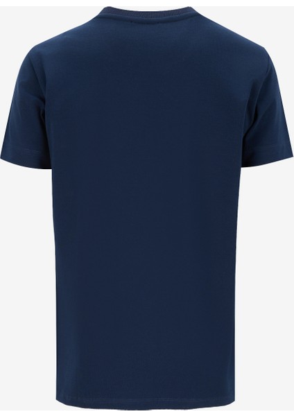 Bisiklet Yaka Nakışlı Lacivert Kadın T-Shirt F5SL-TST0086 fiyatları