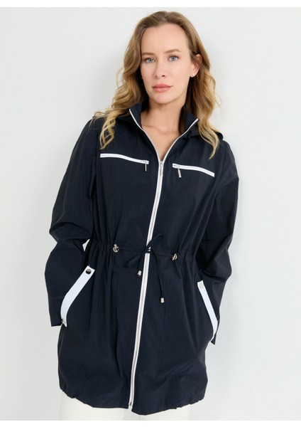 Lacivert Kadın Trençkot 25YSL9457