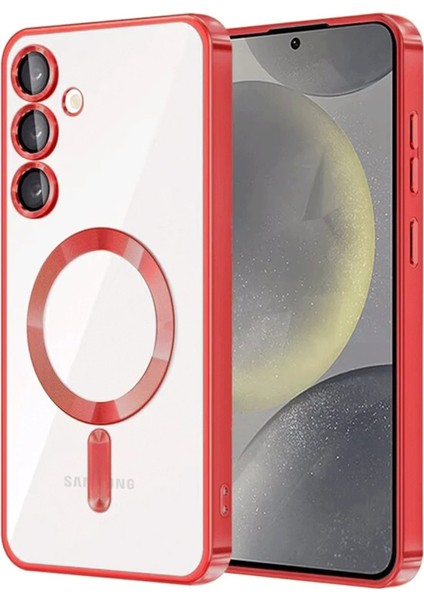 Samsung Galaxy S23 Kılıf Kross Magneticsafe Kapak - Kırmızı Nrmsa