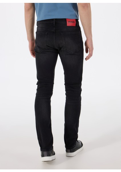 Normal Bel Slim Fit Siyah Erkek Denim Pantolon 50530597_HUGO 708 10268934 01 indirimleri