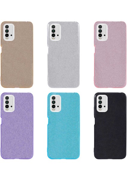 Xiaomi Redmi 9t Kılıf Gümüş Jade Simli Silikon Kapak Esnek Ince (Xiaomi Redmi 9t, Gümüş) fiyatları