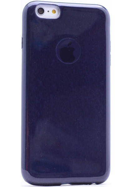 Apple iPhone 7 Plus Kılıf Siyah Jade Simli Silikon Kapak Esnek Ince (Apple iPhone 7 Plus, Siyah)