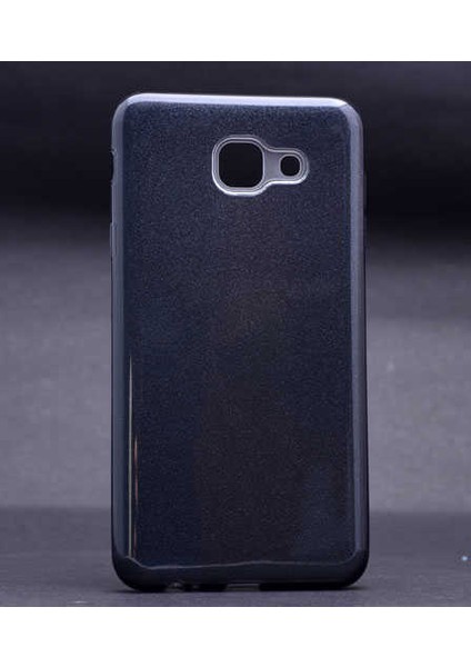 Samsung Galaxy J7 Max Kılıf Siyah Jade Simli Silikon Kapak Esnek Ince (Samsung Galaxy J7 Max, Siyah)