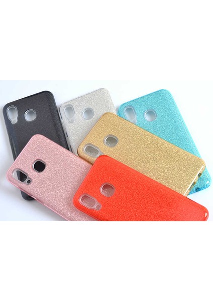 Huawei Y7 Prime 2019 Kılıf Mavi Jade Simli Silikon Kapak Esnek Ince (Huawei Y7 Prime 2019, Mavi) fiyatları