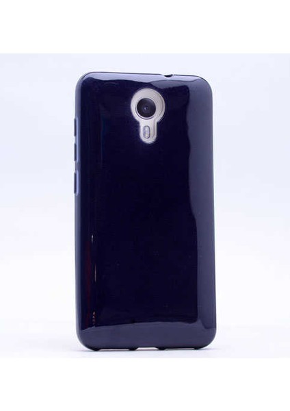 General Mobile 4g Android One Kılıf Siyah Jade Simli Silikon Kapak Orijinal Esnek Ince (General Mobile 4g Android One, Siyah)