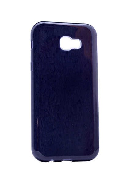 Samsung Galaxy A3 2017 Kılıf Siyah Jade Simli Silikon Kapak Esnek Ince (Samsung Galaxy A3 2017, Siyah)