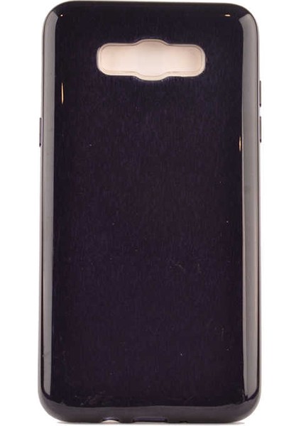 Samsung Galaxy J7 2016 Kılıf Siyah Jade Simli Silikon Kapak Orijinal Esnek Ince (Samsung Galaxy J7 2016, Siyah)
